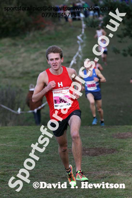 Senior men, 2016 National Cross Country Relays, Berry Hill Park, Mansfield. Photo: David T. Hewitson/Sports for All Pics